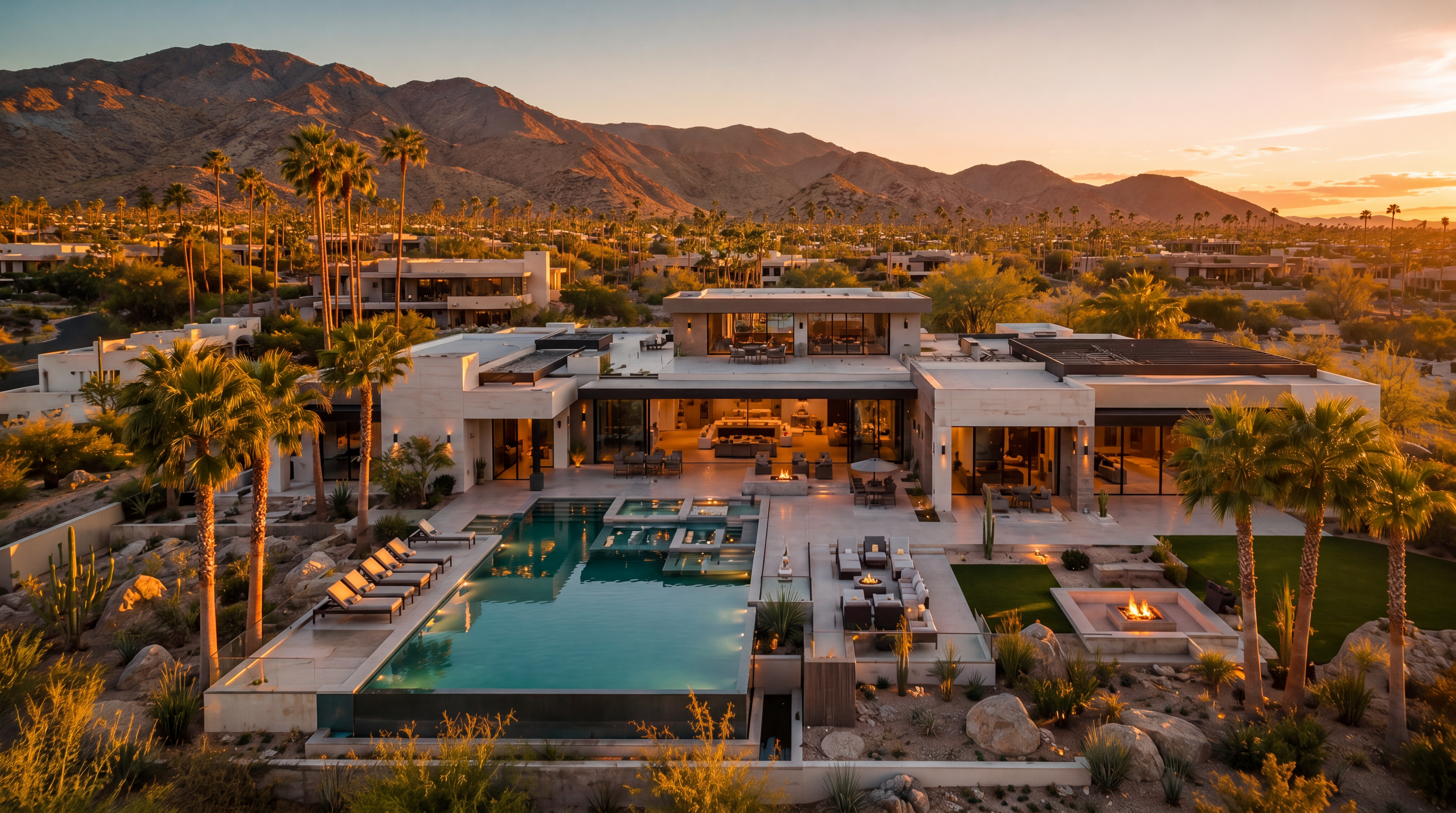 Scottsdale Arizona aerial view